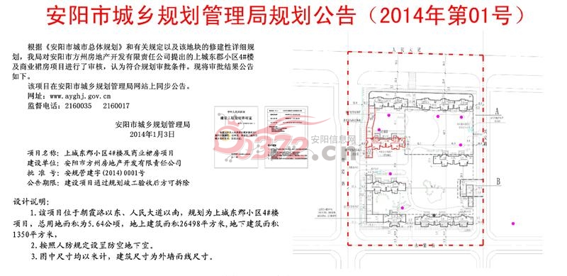 安阳上城公馆·北郡上城东郡小区4号楼及商业裙房